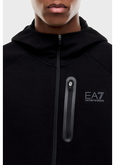 Ea7 Kapüşonlu Regular Fit Dik Yaka Sweat Erkek Sweat 7m002517 Af20845 Uc001 Siyah