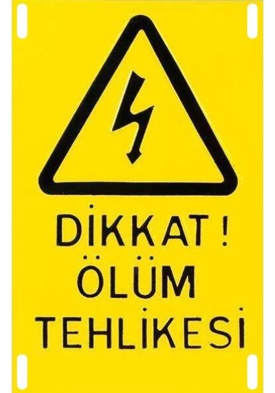 Activ Ölüm Tehlike Levhası Ötl 23x15cm 10'lu Paket