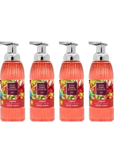 Eyüp Sabri Tuncer Zeytinyağlı Amber Köpük Sabun 4 x 500 ML