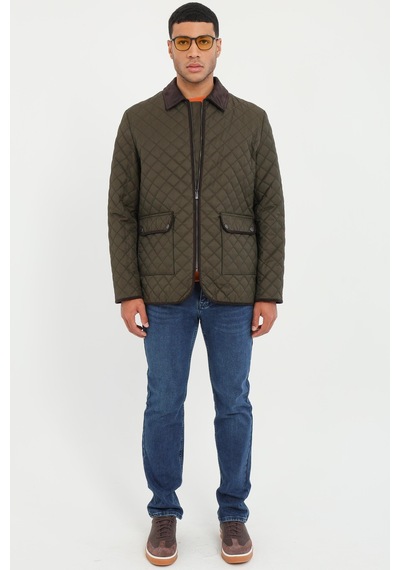 Dufy Erkek Slim Fit Haki Mont-18161