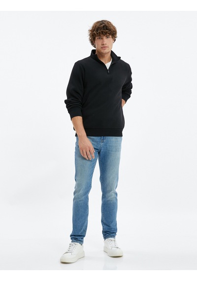 Koton Slim Fit Kot Pantolon - Brad Jean Koyu İndigo 4wam40013nd İndigo