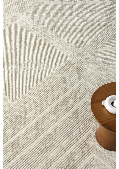 Hernes Krem Bej Salon Oturma Odası Çocuk Odası Yatak Odası Halısı Hm-6016