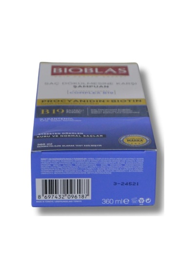 Bioblas Saç Dökülmesine Karşı Anti-stress Saç Şampuan 360 Ml 12'li Paket