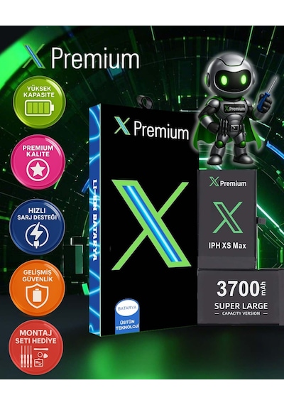 Xpremium Apple Uyumlu iPhone  Xr Batarya Pil Süper Yüksek Kapasiteli Güçlendirilmiş 3590 Mah