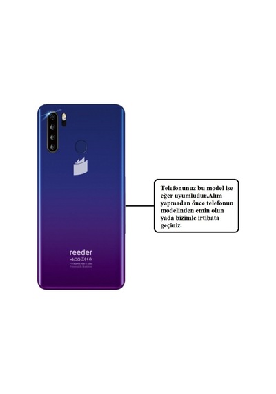Reeder P13 Blue Max Arka Kapak Pil Kapağı