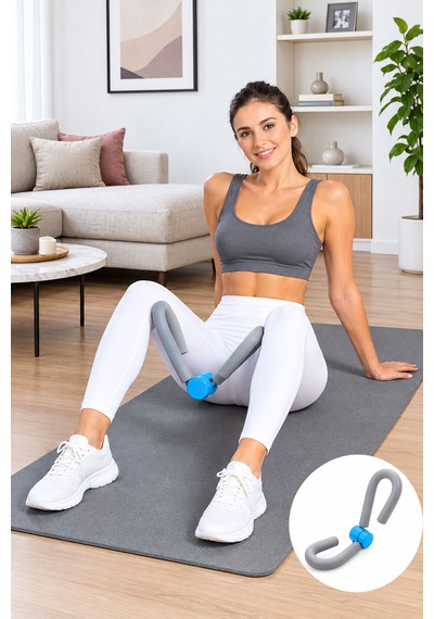 Spor Byfit Kol, Bacak Ve Basen Sıkılaştırıcı Kelebek Egzersiz Aleti - Gri