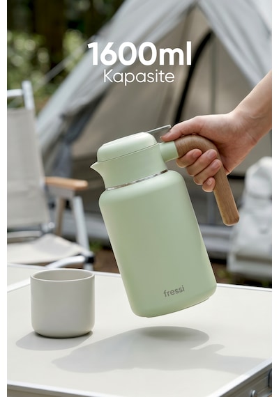 Fr-t1605 Terano Paslanmaz Çelik 1600ml Termos Yeşil