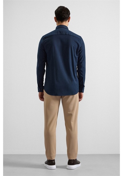 Süvari Lacivert Regular Düğmeli Yaka Düz Cepsiz Casual Gömlek Gm2025300051-m09 Lacivert Süvari Lacivert Regular Düğmeli Yaka Düz Cepsiz Casual Gömlek Gm2025300051-m09 Lacivert