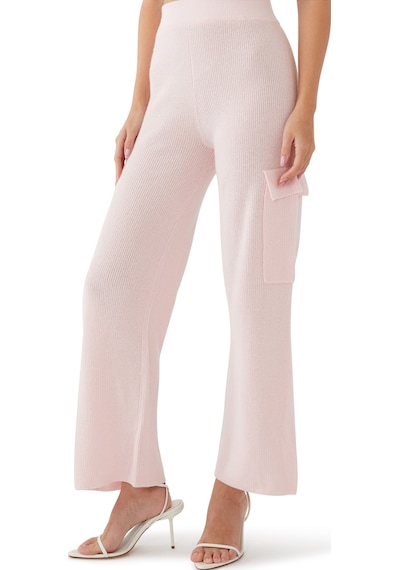 Izaak Azanei Şık Cargo Pantolon Light Pink