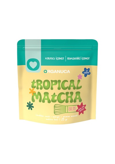 Organuca Hindistan Cevizi + Ananas + Mango Aromalı Matcha Tozu 25 G - 3 Adet Tarı