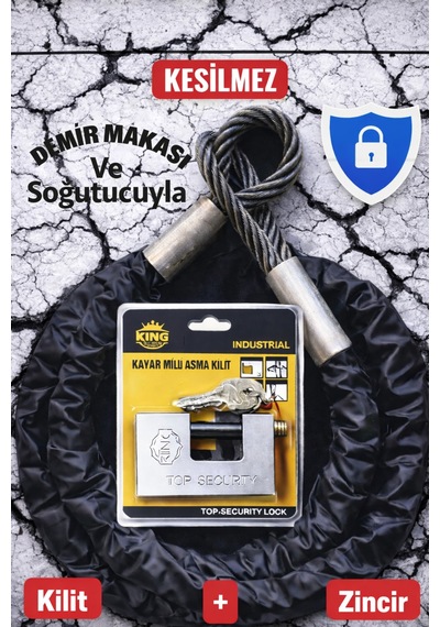 Motosiklet 10 Mm Kesilmez Çelik Halat 1,5 Metre Motosiklet Zincir Kilit Çelik Halat Motor Kilidi