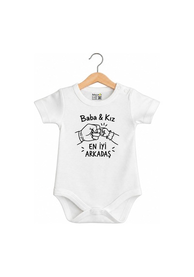 Babylimon Pamuklu Bebek Body - Baba Kız En Iyi Arkadaş - Bebek Zıbın Badi- Yazılı Zıbın Beyaz - 936529786 Beyaz Babylimon Pamuklu Bebek Body - Baba Kız En Iyi Arkadaş - Bebek Zıbın Badi- Yazılı Zıbın Beyaz - 936529786 Beyaz