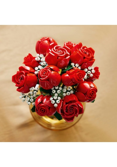 LEGO® Icons Gül Buketi 10328 - Yetiskinler için Koleksiyonluk ve Sergilenebilir Yaratici Çiçek Model Yapim Seti (822 Parça)