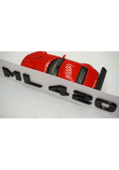 ML 420 Bagaj Parlak Siyah ABS 3M 3D Yazı Logo