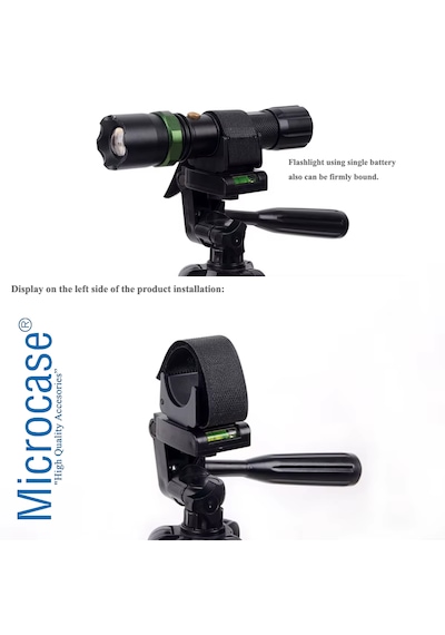 Microcase Çok Amaçlı Cırt Yapışkanlı 1/4 Vida Girişli Tutucu Sabitleyici - Al5002 -