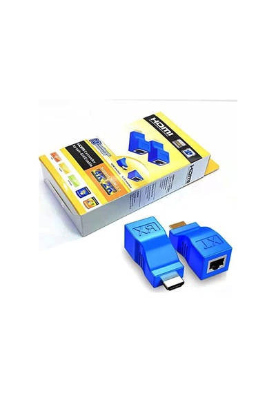 Hdmi Extender HDMI - RJ45 Ağ Kablosu ile Hdmi Uzatıcı Dönüştürücü