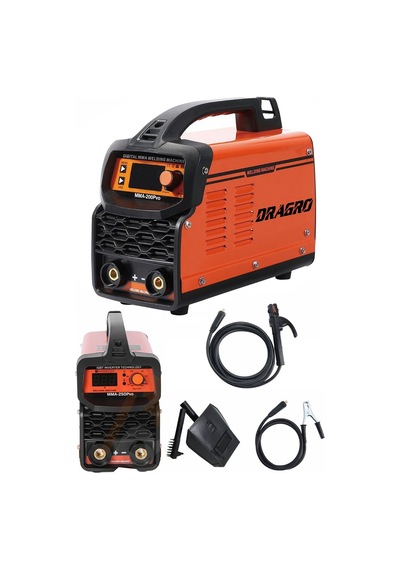 Dragro DRG-200kynk Mma Turuncu 200 Amper Profesyonel Dijital Göstergeli Invertör Kaynak Makinesiii
