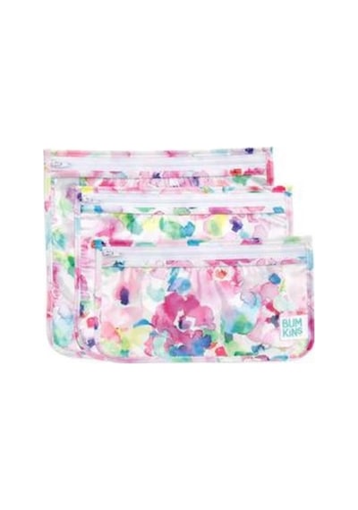 Bumkins Şeffaf Seyahat Çantası - Watercolor Çok Renkli