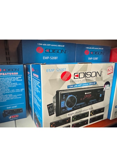 Edison Emp Bt Usb Aux Bluetooth Fm Radio Oto Teyp Mp3 4x55wat Yen