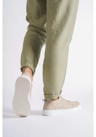 Mubiano Hakiki Deri 4500-bj Bej Erkek Spor Ayakkabı & Sneaker Bej