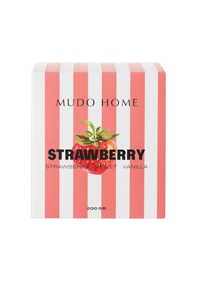 Mudo Home Sandy Strawberry Kutulu Mum 200gr