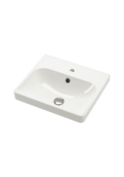 Ikea Orrsjön Yarı Gömme Lavabo, Beyaz, 50x44 Cm