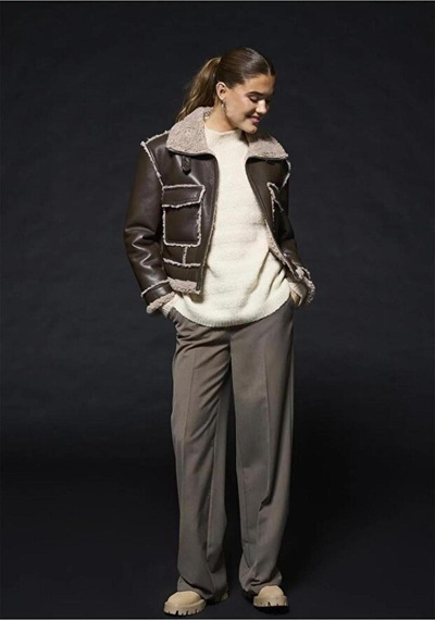 Only 15325920 Onlberta Shearlıng Jacket Otw Bf Kadın Ceket Walnut Simply Taupe