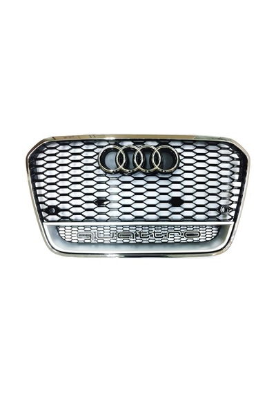 Audi A6 Rs6 Ön Panjur Izgara 2012 / 2014 Krom Siyah Quattro