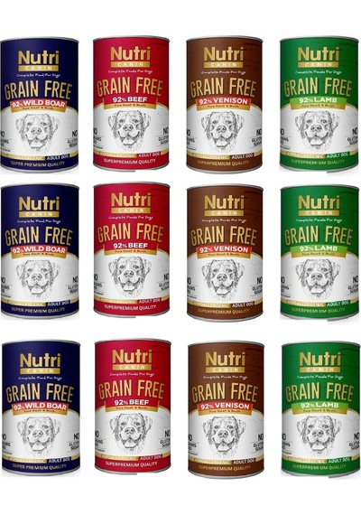 Nutri Canin Tahılsız 4 Çeşit Karma Köpek Konserve 400 Gr. X 12 Adet