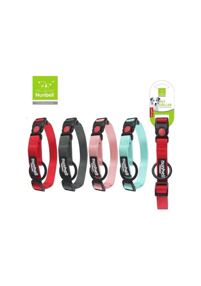 Nunbell Ayarlanır Kilitli Mekanizmalı Küçük Irk Boyun Tasması 2cm Kalınlık Çok Renkli