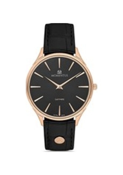 Em349r-04br Momentus Men's Elegance Kol Saati 38 Mm / Siyah Gri
