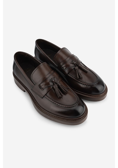 Valmenti Erkek Hakiki Deri Kahverengi Loafer Ayakkabı 1202 7674-66 Erk Ayk Sk26-27 Kahve Santo