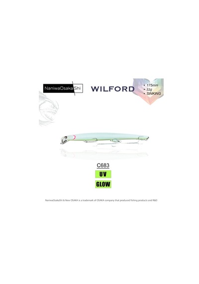 Nanıwaosakashı Wılford 175mm 32g Sınkıng C683