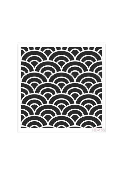 Hd156 Home Dekor Stencil 45x45
