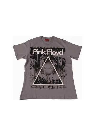 Pink Floyd Dark Side Of The Moon Tişört Gri Çok Renkli