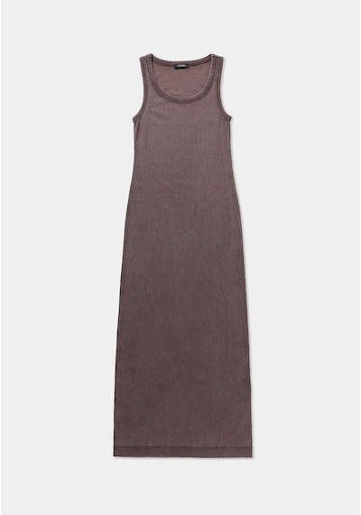 Colin's Colins Slim Fit Düz Kadın Kahverengi Kolsuz Elbise Cl1079038 Q1.v1 Brw