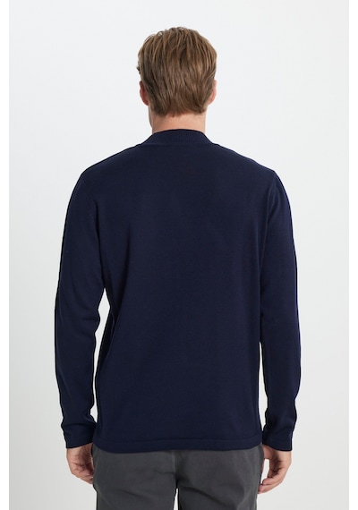 AC&Co / Altınyıldız Classics Erkek Lacı Standart Fit Normal Kesim Yarım Balıkçı Yaka Triko Kazak Lacivert AC&Co / Altınyıldız Classics Erkek Lacı Standart Fit Normal Kesim Yarım Balıkçı Yaka Triko Kazak Lacivert