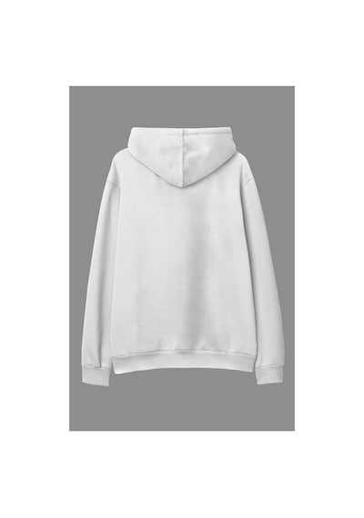 Tarzsokak Oversize Red Dead Redemption 2 Tasarım Baskılı Kapüşonlu Sweatshirt Hoodie Beyaz