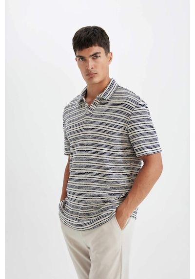 DeFacto Regular Fit Triko Kısa Kollu Polo Tişört D4818AX24SMNV46