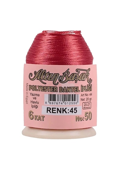 Tedar 3 Adet Altınbaşak Oya Ve Dantel İpi 20 Gr - Royaleks - No: 045 Najmaddin (No:1) 8.5Cm X 10.5 Cm