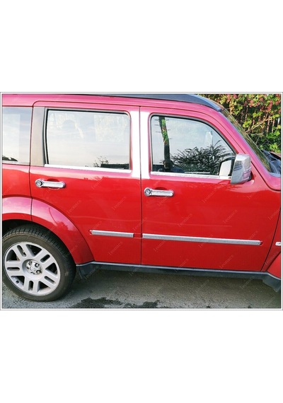 Dodge Nitro Krom Cam Çıtası 6 Prç. 2006 - 2012 P.Çelik