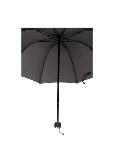 Marlux Siyah Gri Ekose Unisex Yarasa Tip Kırılmaz Şemsiye M21mar077r002 - Siyah Gri Siyah - Gri