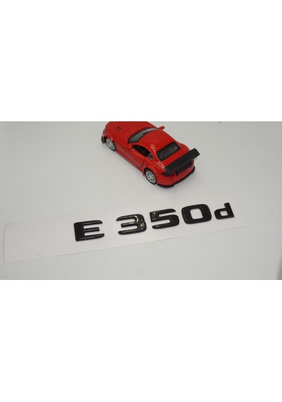 E 350d Bagaj Parlak Siyah ABS 3M 3D Yazı Logo