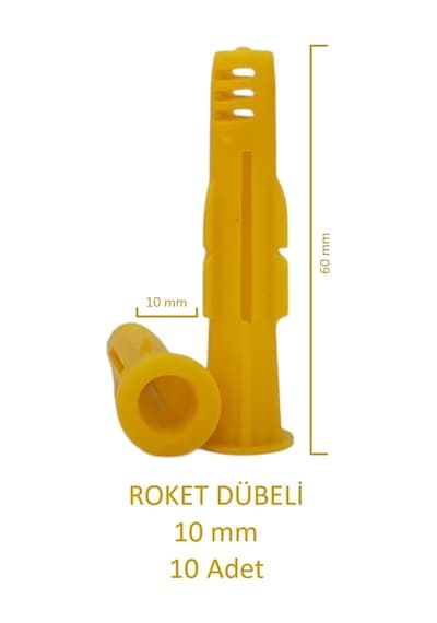 Roket Dübeli 10mm 10 Adet