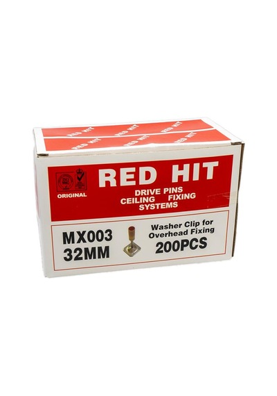 Red Hit Mx003 Kare Pullu Barutlu Çivi 32 Mm 200 Lü Paket