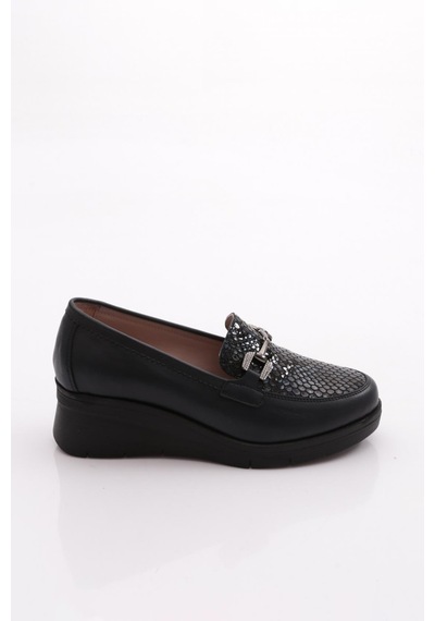 Dgn 1041 Kadin Kalin Taban Comfort Ayakkabi Laci Yılan