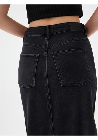 Slim Fit Kadın Etek Çok Renkli