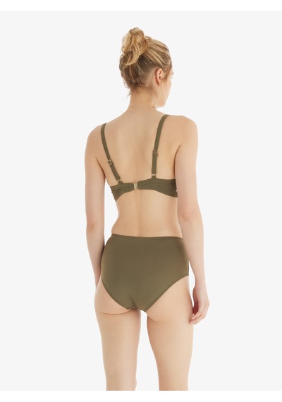 Kadın Yüksek Bel Bikini Altı 10730 - Yeşil Yeşil