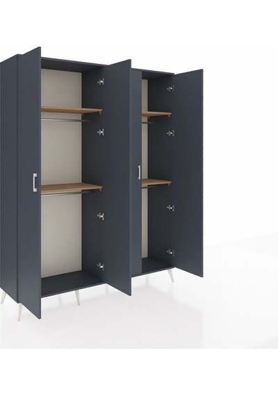 Hyperion Gardrop 4 Raflı 4 Kapaklı 4 Askılı 176x44x221 Antrasit-antrasit/çam Antrasit/çam Hyperion Gardrop 4 Raflı 4 Kapaklı 4 Askılı 176x44x221 Antrasit-antrasit/çam Antrasit/çam
