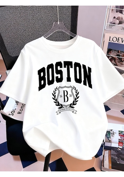 Noıssey Urban Pop Graphic Kadın Tişört Koleksiyonukod 5105 Beyaz1